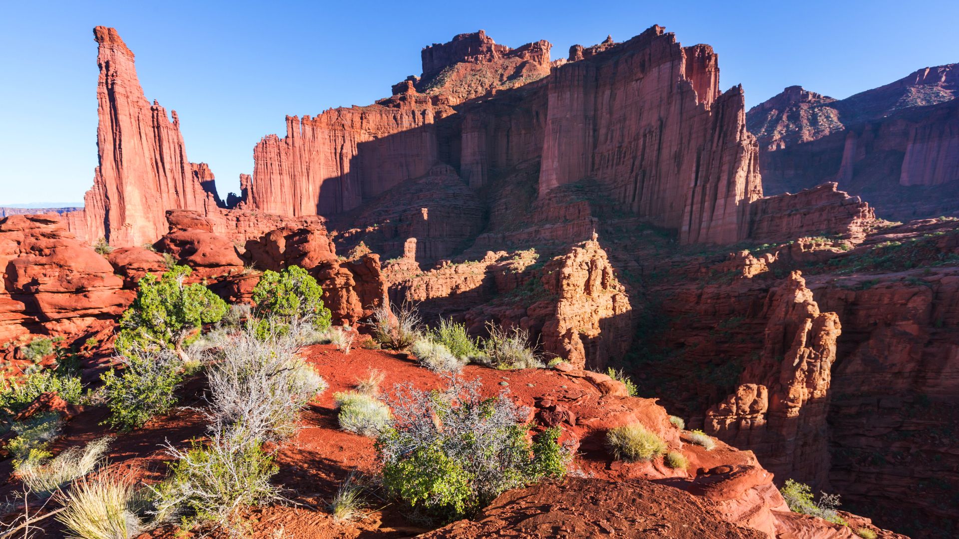 Fisher Towers in Moab